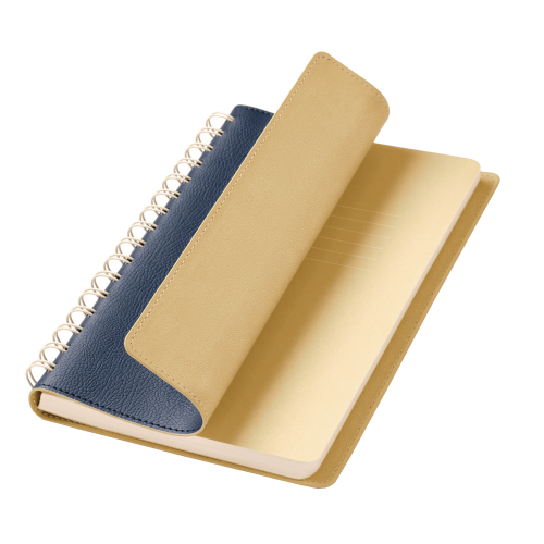 Ежедневник Виста (Vista) недатированный, синий/бежевый