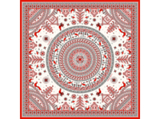 Платок Мезенская роспись