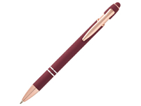 Nanna шариковая ручка с отделкой из розового золота - Бургунди (синие чернила)