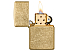 Зажигалка ZIPPO Classic с покрытием Tumbled Brass, латунь/сталь, золотистая, матовая, 38x13x57 мм
