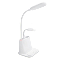 Настольная лампа c вентилятором Terra Quadro, Белый глянцевый