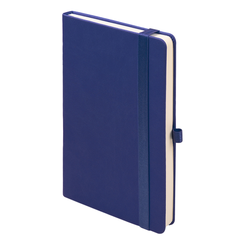 Ежедневник недатированный HAMILTON, A5, темно-синий, кремовый блок, темно-синий