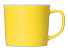 Матовая кружка Nancy 360 мл цветная снаружи, белая внутри, желтый