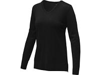 Пуловер «Stanton» с V-образным вырезом, женский, цвет: черный