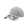 Бейсболка UNI-CAP PIQUET, без панелей и швов, без застежки, серый