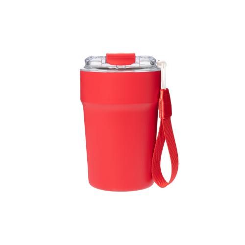 Термокружка вакуумная Монако (Monaco), красная