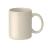 Coloured ceramic mug 300ml, бежевый