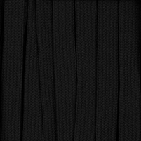Плоский шнур Cord L, черный, 110 см