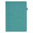 Ежедневник Smart Geneva Ostende А5, Бирюзовый