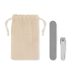 Набор маникюрный, бежевый