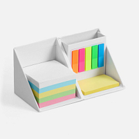 Настольный набор со стикерами Mnemonic ver.2, белый Настольный набор со стикерами Mnemonic ver.2, белый