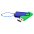 Флешка Designer To Go 2.0 USB 16Gb, Зеленый/Синий