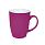 Кружка SWEET с прорезиненным покрытием, розовый