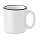 Кружка керамическая, белый