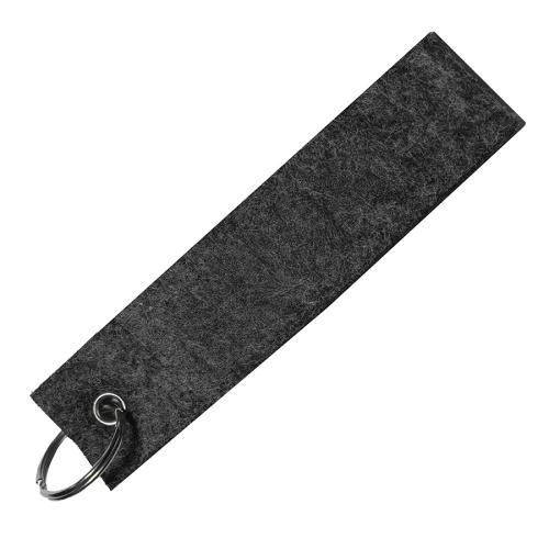 Брелок-ремувка FELTY 12 х 3 см, темно-серый, RPET фетр, темно-серый