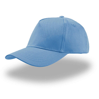 Бейсболка детская KID START FIVE, 5 клиньев, застежка на липучке, голубой