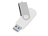USB3.0/USB Type-C флешка на 16 Гб Квебек C, белый