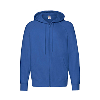 Толстовка без начеса LIGHTWEIGHT HOODED SWEAT JACKET 240, ярко-синий