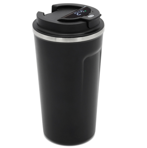 Термокружка Andy с дисплеем, Черный