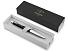 Ручка шариковая Parker модель Urban Muted Black CT в футляре, черный/серебристый