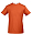 Футболка мужская с контрастной отделкой Madison 170, оранжевый/белый