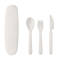 Набор столовых приборов, белый