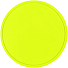 Лейбл из ПВХ Dzeta Round, L, желтый неон