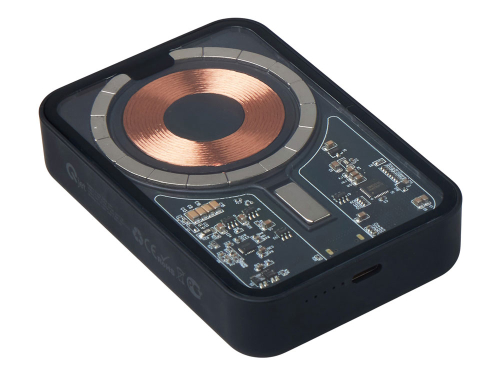 Беспроводной магнитный внешний аккумулятор с QC\PD MagnifIQ, 10000 мАч, 15 Вт, черный