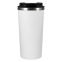 Термокружка вакуумная Palermo, белая, зернистое покрытие