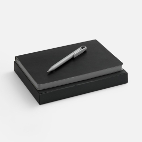 Набор Doppio, черный с серым