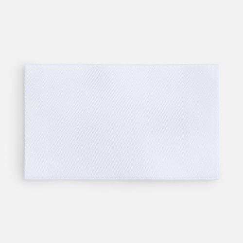 Лейбл тканевый Epsilon, M, белый