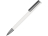 Ручка металлическая шариковая Insomnia софт-тач с зеркальным слоем, белая с серым