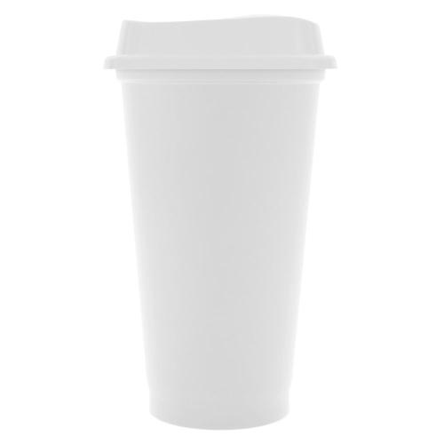 Стакан с крышкой Color Cap White, белый