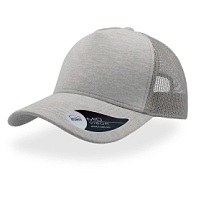 Бейсболка RAPPER JERSEY, 5 клиньев, пластиковая застежка, светло-серый