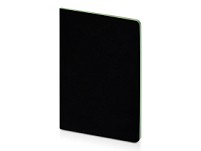 Бизнес-тетрадь А5 Pragmatic Contrast, 40 листов в клетку, черный с салатовым срезом