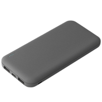 Внешний аккумулятор с подсветкой Luce 10000 mAh, серый