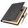 Ежедневник-портфолио Clip NEO недатированный в подарочной коробке, черный (в комплекте ручка Tesoro серебро)