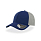 Бейсболка "Contest", 6 клиньев, пластиковая застёжка, ярко-синий, серый