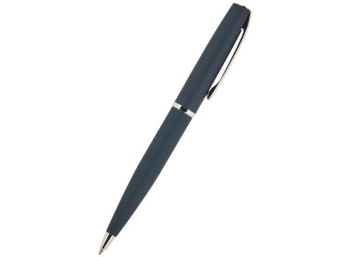 Ручка Sienna шариковая  автоматическая, синий металлический корпус soft-touch, 1.0 мм, синяя