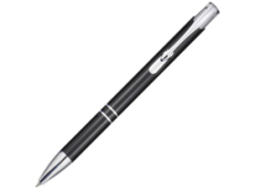 Шариковая ручка Moneta из переработанного алюминия - сплошной черный