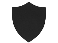 ПАТЧ ЩИТ soft-touch (чёрный) 6,6 х 5,5 см