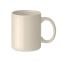 Coloured ceramic mug 300ml, бежевый