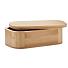 Бамбуковый ланч бокс 1000 мл, древесный