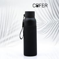 Термобутылка Button Black (черный)