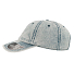 Бейсболка DAD HAT, 6 клиньев, металлическая застежка, голубой