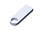 USB 2.0-флешка на 8 Гб с мини чипом и круглым отверстием, белый