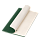 Блокнот Corsa slim, зеленый
