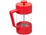 Пластиковый френч-пресс Intense, 600мл, красный