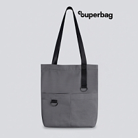 Шоппер Superbag ZIP (серый)