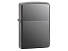 Зажигалка ZIPPO Classic с покрытием Black Ice, латунь/сталь, чёрная, глянцевая, 38x13x57 мм